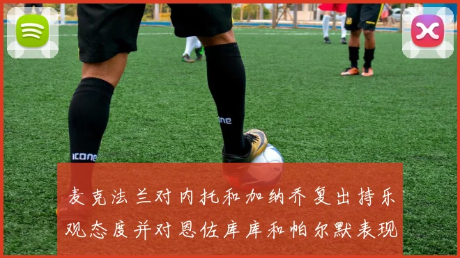 麦克法兰对内托和加纳乔复出持乐观态度并对恩佐库库和帕尔默表现表示满意